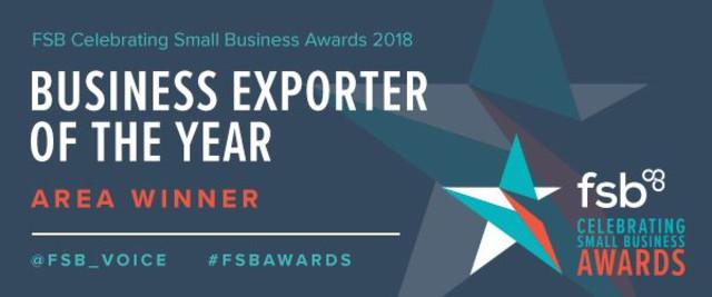 Sheila Granger nominated for Business Exporter of the Year by the Federation of Small Businesses Awards.